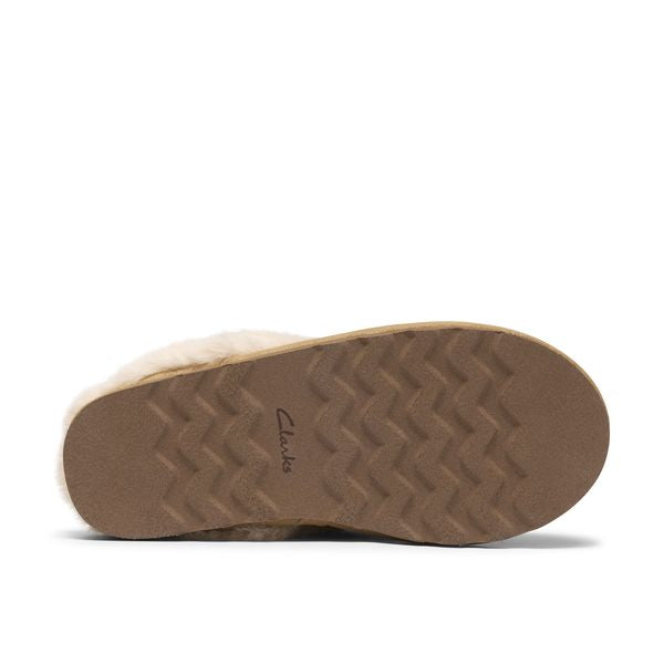 CLARKS CHERIE MULE-TAN