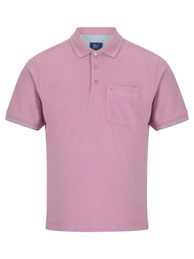 POLO SHIRT WITH POCKET 55101-PINK