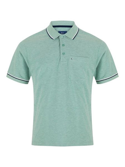 POLO SHIRT WITH POCKET 55104-GREEN