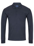 DRIFTERS POLO SHIRT L/S 543-55106-SLATE