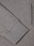 1/4 ZIP PLAIN 55120-MUSHROOM