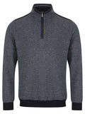 1/4 ZIP SWEATSHIRT 543-55187-GREY