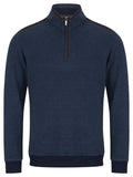 1/4 ZIP SWEATSHIRT 543-55187-DARK BLUE