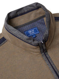 1/4 ZIP SWEATSHIRT PLAIN 553-55222-CARAMEL