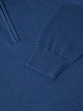 1/4 ZIP JUMPER COTTON 55601-DARK BLUE