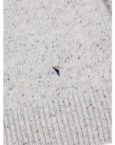 DRIFTER 1/4 ZIP SPEC KNITWEAR 563-55642-LIGHT GREY