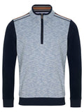 DRIFTERS 1/4 ZIP MARL 55710-NAVY