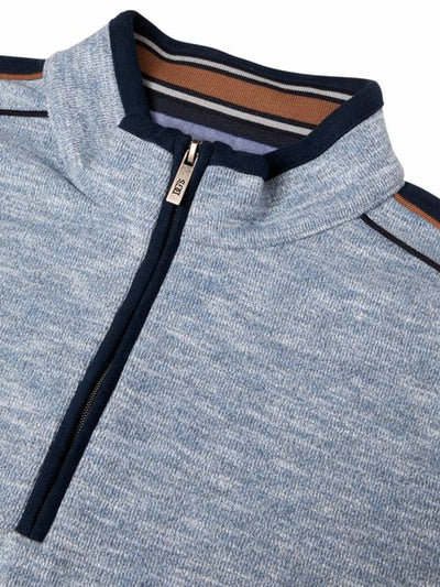 DRIFTERS 1/4 ZIP MARL 55710-NAVY