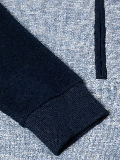 DRIFTERS 1/4 ZIP MARL 55710-NAVY