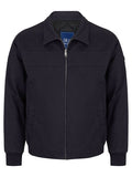 ELLISON COTTON CASUAL SHORT HARRINGTON JACKET 544-80656-NAVY