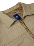 ELLISON COTTON CASUAL SHORT HARRINGTON JACKET 544-80656-NATURAL