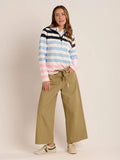 BRAKEBURN STOUR 1/4 ZIP-MULTI  COLOR