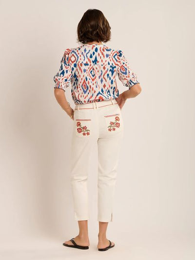 BRAKEBURN EMBROIDERED BLAKE TROUSERS