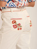 BRAKEBURN EMBROIDERED BLAKE TROUSERS