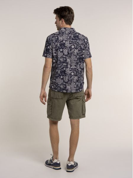 BRAKEBURN MATTERSEY PRINT SHIRT S/S