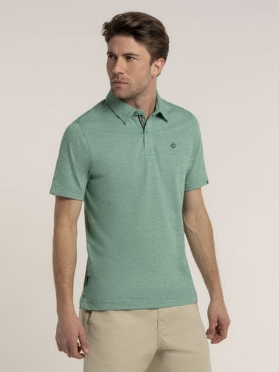 BRAKEBURN SAXILBY JACQUARD POLO