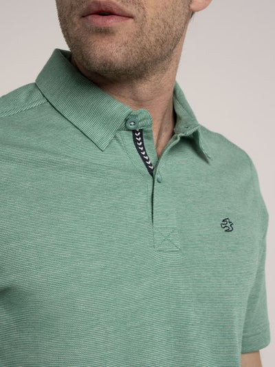 BRAKEBURN SAXILBY JACQUARD POLO