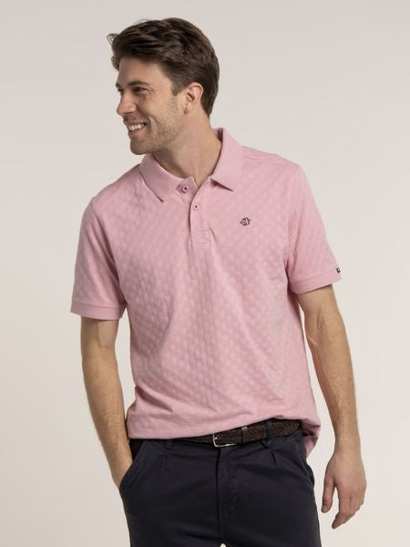 BRAKEBURN SCAMPTON JACQUARD POLO