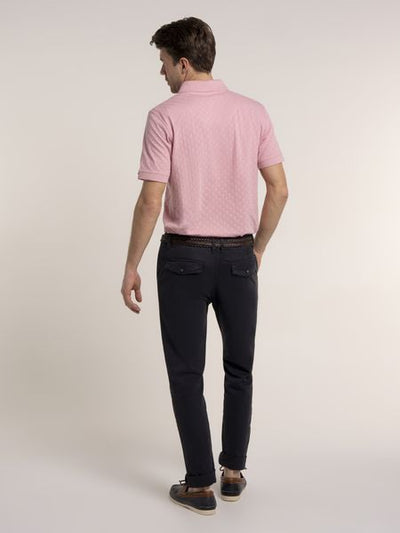 BRAKEBURN SCAMPTON JACQUARD POLO
