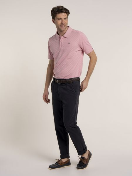 BRAKEBURN SCAMPTON JACQUARD POLO