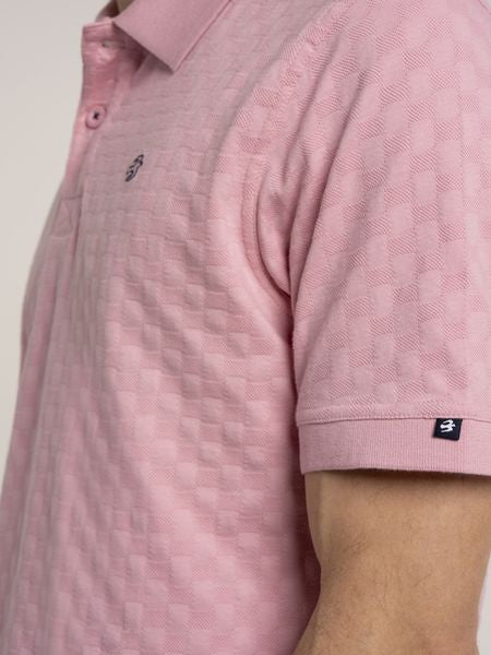 BRAKEBURN SCAMPTON JACQUARD POLO