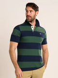 BRAKEBURN SEDGEBROOK PIQUE -NAVY GREEN