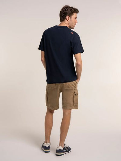 BRAKEBURN RADSTOCK T-SHIRT-NAVY