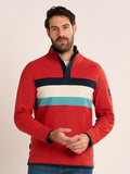 BRAKEBURN TALBOT 1/4 ZIP SWEATSHIRT