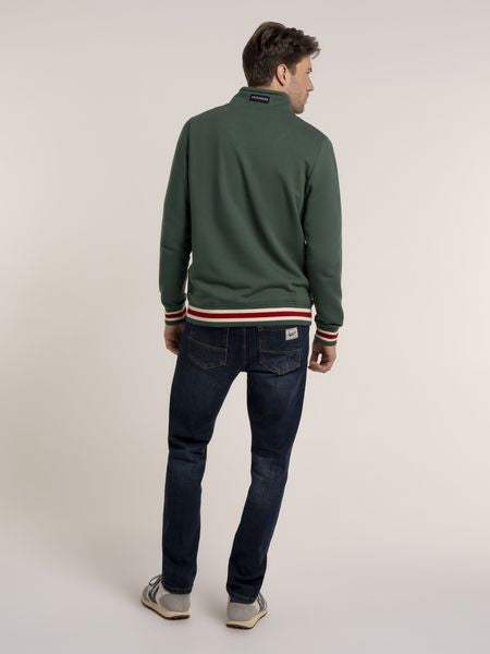 BRAKEBURN WAYFORD ZIP THROUGH SWEATSHIRT