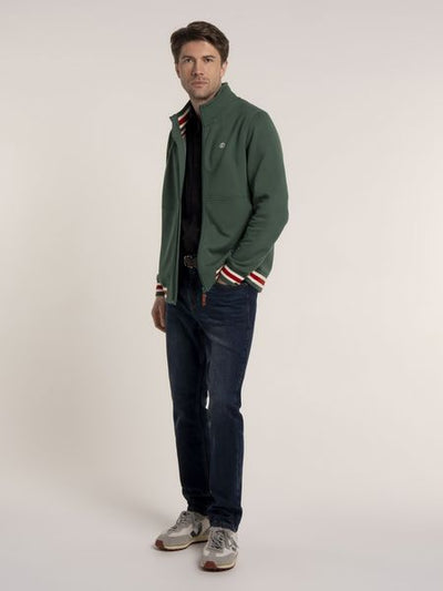 BRAKEBURN WAYFORD ZIP THROUGH SWEATSHIRT