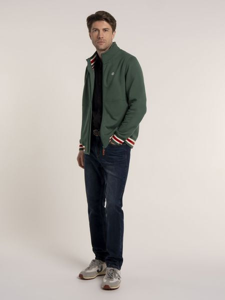 BRAKEBURN WAYFORD ZIP THROUGH SWEATSHIRT