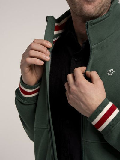 BRAKEBURN WAYFORD ZIP THROUGH SWEATSHIRT