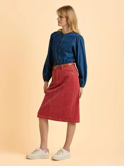 BRAKEBURN AURI BLOUSE BBLB0OO130-DENIM