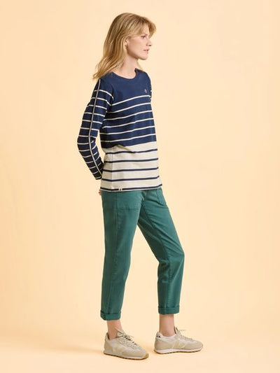 BRAKEBURN HERITAGE BELLA CREW SWEATSHIRT BBLSWT00132-NAVY MIX