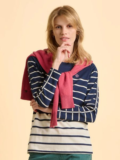 BRAKEBURN HERITAGE BELLA CREW SWEATSHIRT BBLSWT00132-NAVY MIX