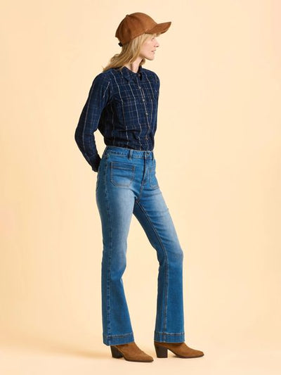 BRAKEBURN LUMI JEAN BBLTRS00131-MID DENIM RG