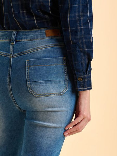 BRAKEBURN LUMI JEAN BBLTRS00131-MID DENIM RG