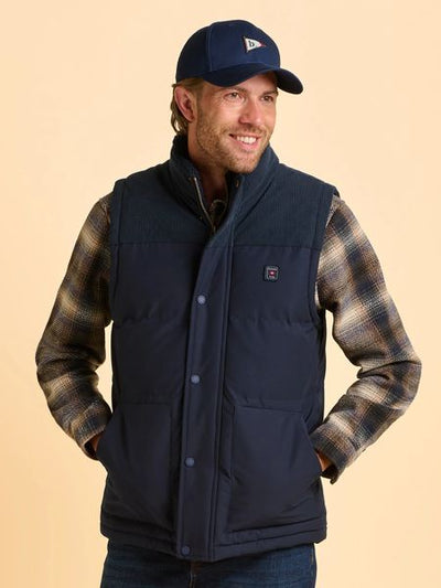 BRAKEBURN QUAINTON GILET 006892-NAVY