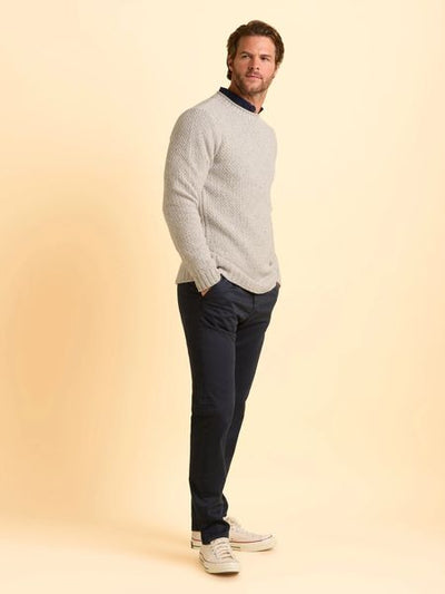 BRAKEBURN ALDERLEY KNIT R/N 006892-OATMEAL