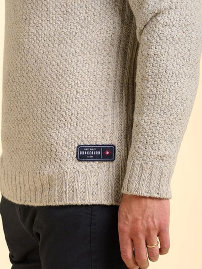 BRAKEBURN ALDERLEY KNIT R/N 006892-OATMEAL