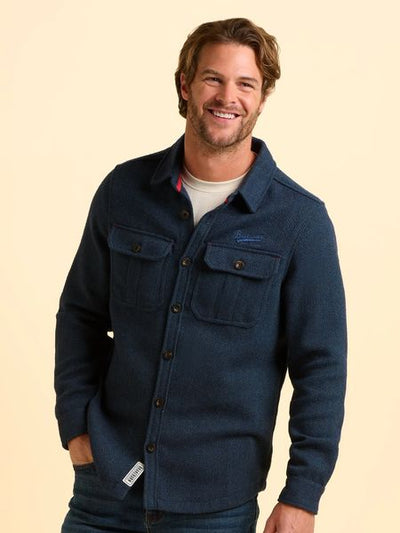 BRAKEBURN CALTHORPE OVER SHIRT 006892-NAVY