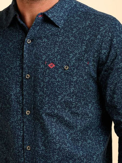 BRAKEBURN BIRNIE SHIRT 006892-NAVY MIX