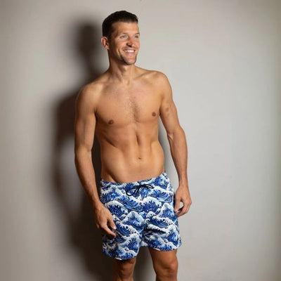 SWOLE PANDA HYPERMOTION SWIM SHORTS WAVES