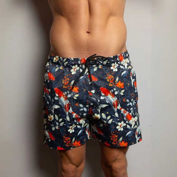 SWOLE PANDA HYPERMOTION SWIM SHORTS KOI