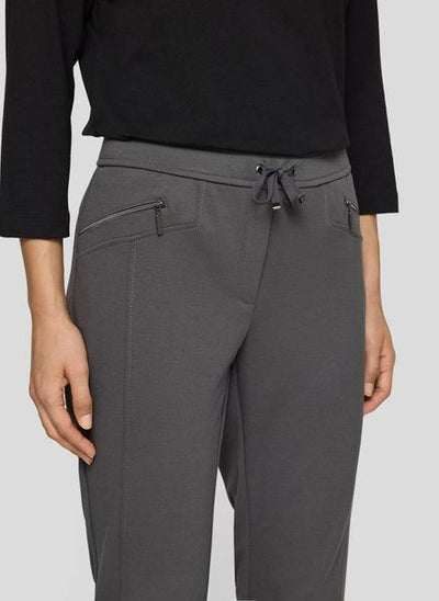 RABE ELASTIC WAIST TROUSER 55-121454-GREY