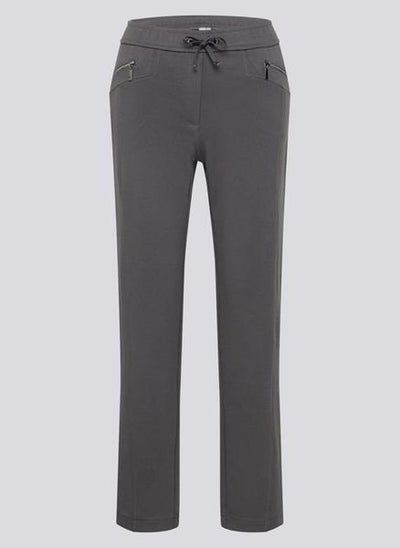 RABE ELASTIC WAIST TROUSER 55-121454-GREY