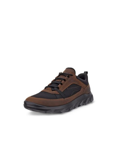 ECCO MX WATERPROOF SNEAKER 820324-BLACK BROWN