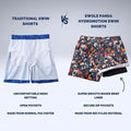 SWOLE PANDA HYPERMOTION SWIM SHORTS KOI