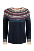 LOWELL PATTERNED JUMPER 202429-NAVY