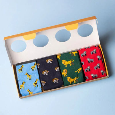 ZOO GIFT BOX 4 PAIRS SPGB07
